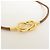 Hermès Jumbo Hook Choker in pelle intrecciata e metallo Marrone - vista 7
