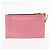 Miu Miu Logo Chain Clutch aus Shearling Pink - Ansicht 2