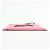 Miu Miu Logo Chain Clutch aus Shearling Pink - Ansicht 5