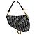 Christian Dior Saddle Oblique Canvas Mini Azul marino - vista 2