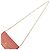 Fendi FF Diamonds Continental Chain Leather Pink - Ansicht 4