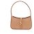 Autre Marque Saint Laurent Le 5 a 7 Hobo Leather Mini Beige