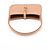 Autre Marque Saint Laurent Le 5 a 7 Hobo Leather Mini Beige - vista 5
