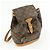 Louis Vuitton Montsouris Monogram Canvas Castaño - vista 4