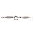 Tiffany & Co. Elsa Peretti Diamonds By The Yard Platin mit Diamant .08CT Silber - Ansicht 4