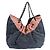 Chanel Stretch Spirit Cabas Quilted Denim Large Azul
