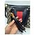 Bamboo Borsa Boston Gucci in tela monogram con strisce Nero Rosso Beige - vista 5