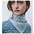 Autre Marque Dior Oblique Seidentuch Weiß Blau Grau - Ansicht 7