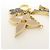 Charm per borsa Louis Vuitton Fleur de Monogram Metal D'oro - vista 6
