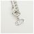 Pendente Logo Christian Dior in metallo con cristallo Argento - vista 7