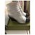 Silver and black Chanel boots Silver hardware - view 3