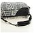 Chanel Vintage Camellia Flap Camera Quilted Tweed Large Bianco - vista 7