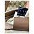 Borsa Tote Gucci Princy in tela monogram e pelle Marrone Beige - vista 17