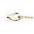 Tiffany & Co. Pendente Elsa Peretti Open Heart Oro Giallo 18K 11mm D'oro - vista 4