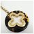 Charm per borsa Louis Vuitton Insolence in metallo e tartaruga D'oro - vista 6