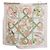 Hermès Carré Caraïbe en soie - Rose Marron Blanc Vert