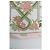 Hermès Carré Caraïbe en soie - Rose Marron Blanc Vert - vue 4