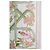 Hermès Carré Caraïbe en soie - Rose Marron Blanc Vert - vue 5