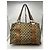 Borsa Tote Gucci Abbey Monogram Canvas Bamboo Marrone Monogramma - vista 2