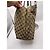 Borsa Tote Gucci Abbey Monogram Canvas Bamboo Marrone Monogramma - vista 4