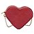 Louis Vuitton Coeur Heart on Chain Monogram Embossed Lambskin Rosso