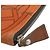 Hermès Portafoglio lungo Hermes in tela e pelle arancione - vista 6
