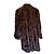 Autre Marque Manteau en fourrure de vison marron Paul Montana