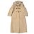 Drykorn Abrigo Duffle-coat beige lana y cachemira