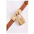 Montre Hermès Kelly plaqué or camel - vue 2