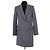 Abrigo de lana gris Zadig & Voltaire XS