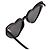 Autre Marque Gafas de sol Saint Laurent negras de plástico Negro - vista 3