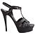 Tacchi in pelle nera Yves Saint Laurent Nero