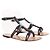 Valentino Sandalen aus schwarzem Leder - Ansicht 3