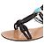 Valentino Sandalen aus schwarzem Leder - Ansicht 4