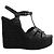 Autre Marque Sandali Saint Laurent in pelle nera Nero