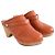 Isabel Marant Brown Leather Clogs - view 3