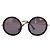Gafas de sol negras de plástico The Row Negro