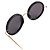 Gafas de sol negras de plástico The Row Negro - vista 3