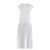Robe maxi à taille basse en mélange de soie texturée Rochas Blanc - vue 3