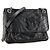 Autre Marque SAINT LAURENT - Borsa a tracolla Niki Medium Saint Laurent in pelle stropicciata nera Nero - vista 2