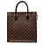 Borsa Tote Louis Vuitton Damier Ebene Venice Sac Plat Marrone