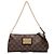 Bolsa Louis Vuitton Damier Ebene Eva castanha Marrom