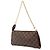 Bolsa Louis Vuitton Damier Ebene Eva castanha Marrom - vista 2