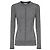 Christopher Kane Skinny Strickpullover in Silber Lurex Grau