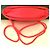Autre Marque Rodor rote Satin-Handtasche mit Schleife - Ansicht 3