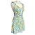 Manoush Abito Collector Reverse Esanar Pineapple Ananas TXS/S Rosa Bianco Blu Verde Arancione Giallo