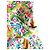 Manoush Abito Collector Reverse Esanar Pineapple Ananas TXS/S Rosa Bianco Blu Verde Arancione Giallo - vista 16