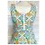 Manoush Abito Collector Reverse Esanar Pineapple Ananas TXS/S Rosa Bianco Blu Verde Arancione Giallo - vista 20