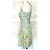 Manoush Abito Collector Reverse Esanar Pineapple Ananas TXS/S Rosa Bianco Blu Verde Arancione Giallo - vista 5