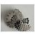 Max Mara MaxMara Brosche mit Kristallen Silber Grau - Ansicht 5
